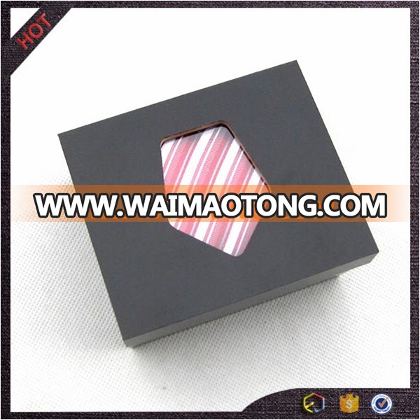 paper cardboard custom bow tie box wholesale with window